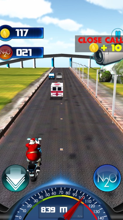 Santa Motorbike Racer - Kids Santa Gift Collection screenshot-4