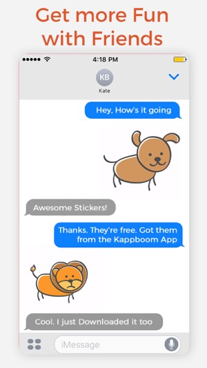 Cute Animal Emotions Stickers(圖3)-速報App