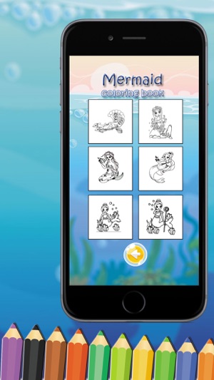 Mermaid Coloring Book Game for Kids(圖4)-速報App