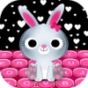 Love Keyboard for Girls Pink Themes, Emoji & Fonts