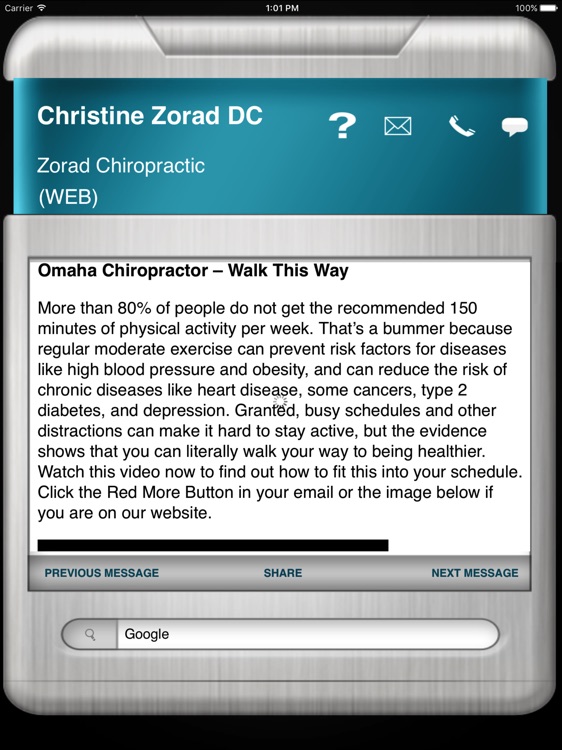 Zorad Chiropractic Wellness Assistant HD