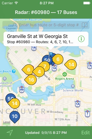 Radar: Metro Vancouver Buses screenshot 4