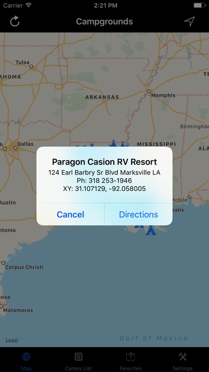 Louisiana – Campgrounds & RV Parks
