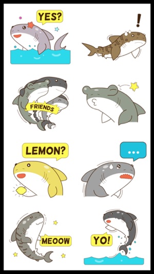 Shark Friends Stickers(圖4)-速報App