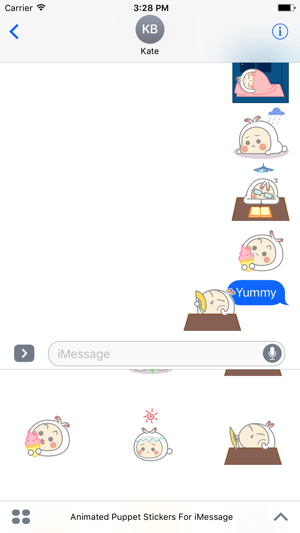 Animated Cute Puppet Stickers For iMessage(圖5)-速報App