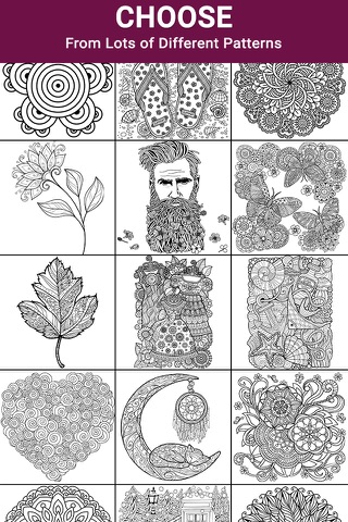 ColorSip Calm Relax Focus Coloring Book for Adults screenshot 2