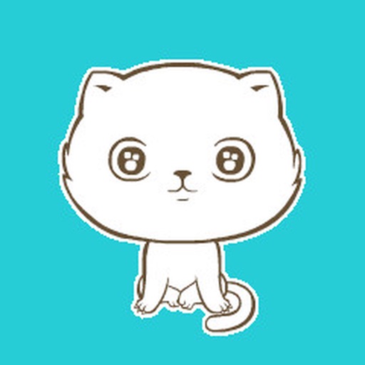 Animated Cartoon-Cat Stickers For iMessage