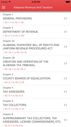 Alabama Revenue and Taxation