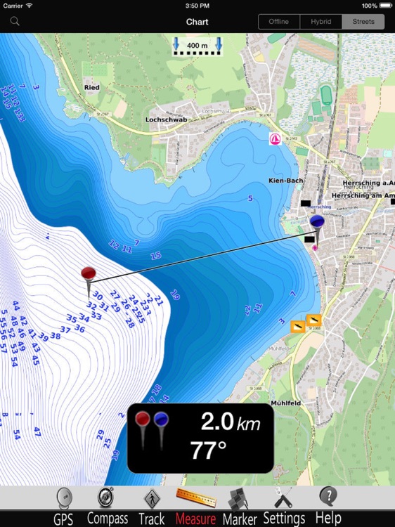 Ammer lake Nautical Charts Pro screenshot-3