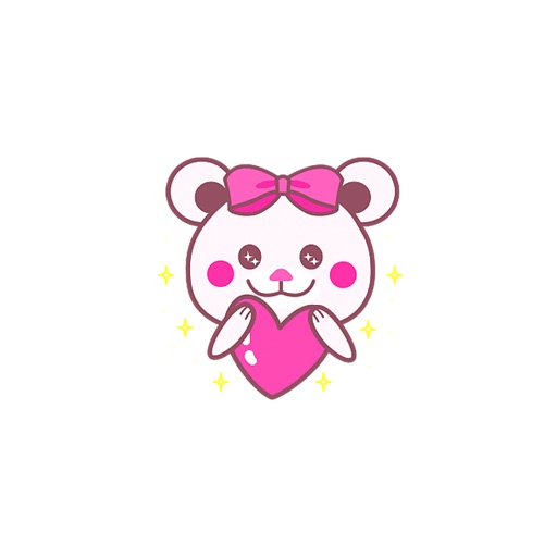 Chocolate Bear for Valentine's Day Stickers icon