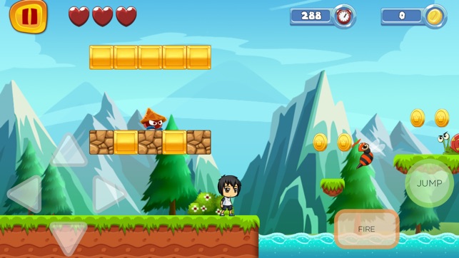 Super Kid Run - Classic Jungle Adventures(圖1)-速報App