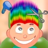 Child game / rainbow hair cut