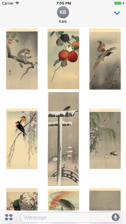 Ohara Koson Artworks Stickers