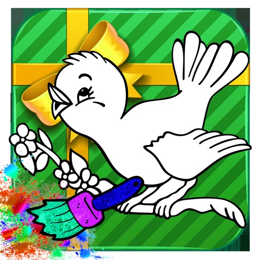 Tap Bird Color Book For Kid iOS App