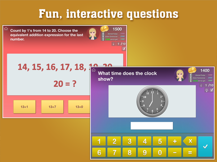Grade 2 Math Common Core Cool Kids’ Learning Game