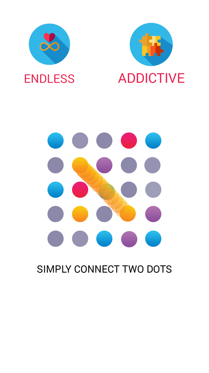 Match The Dots 2 - Classic Kami Puzzle Board Games