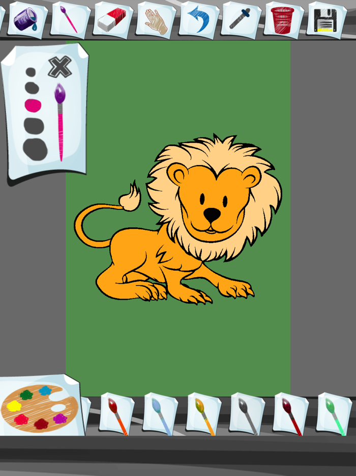 Lion Coloring Book App