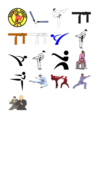 Karate Sticker Pack