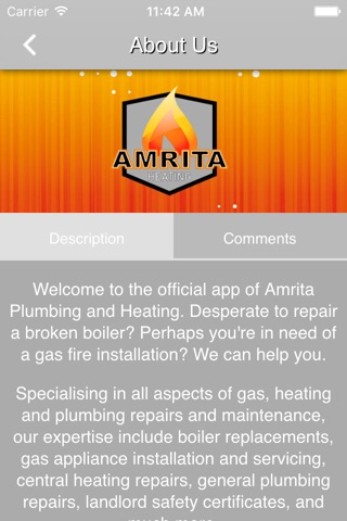 Amrita Plumbing & Heating screenshot 3