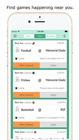 Game screenshot Sportify - Finding Pick-up Games mod apk