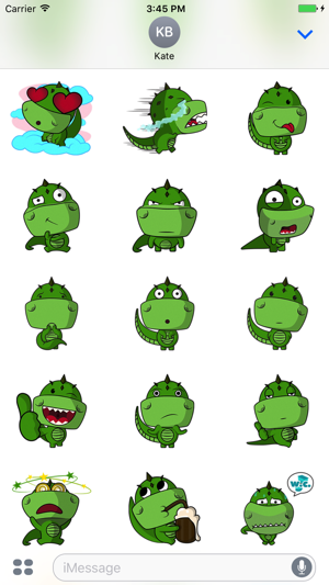 Arlo the little Dinosaur stickers for iMessage(圖2)-速報App