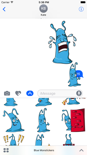 Blue Monstickers(圖4)-速報App