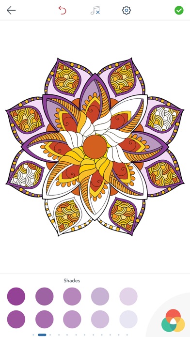 How to cancel & delete Magic Mandalas - Coloring Book for Adults from iphone & ipad 4