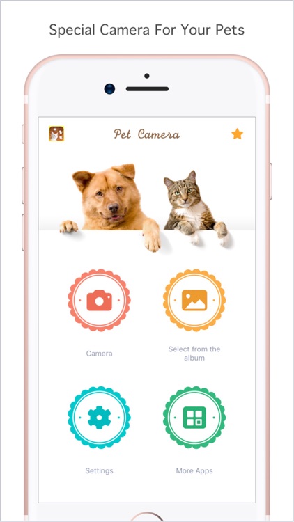 Pet Camera Pro - funny stickers for cat and dogs
