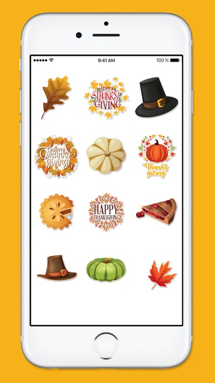 Happy Thanksgiving Fall and Autumn Sticker Pack screenshot-4