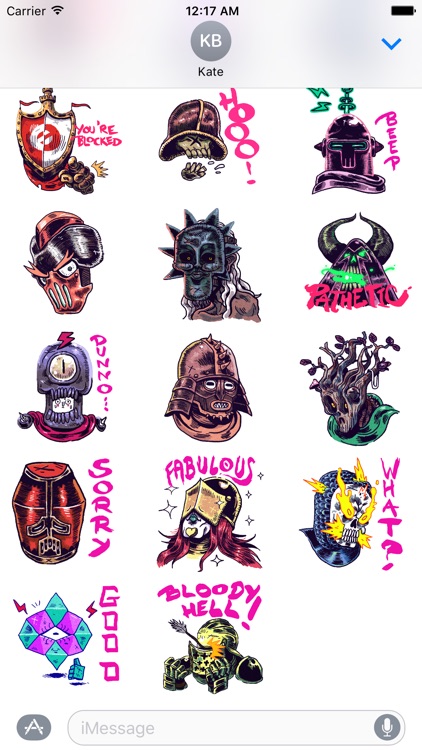 Knight Time Stickers