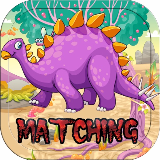 Dino Pairs Games Puzzles : Dinosaur Match for Kids icon
