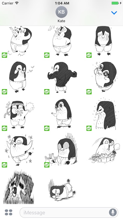 Hellowe Stickers: Uncle Penguin