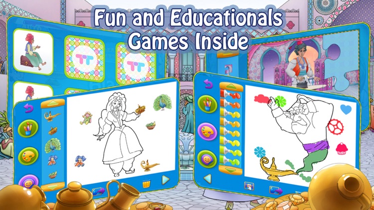Aladdin and The Magic Lamp - Interactive Kids Book