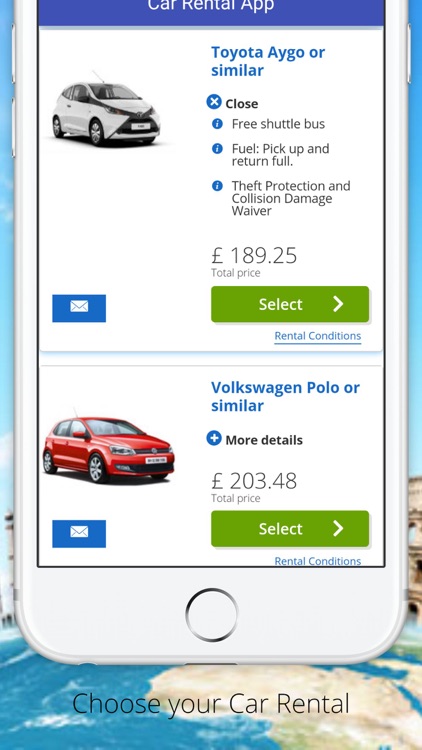 Car Rentals App