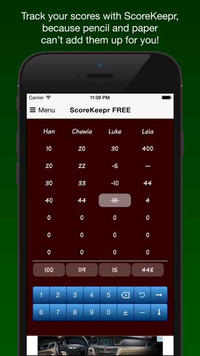 How to cancel & delete Score Keeper FREE from iphone & ipad 1