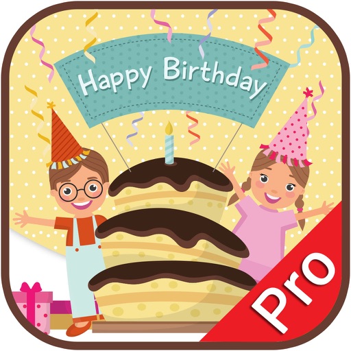 Birthday Invitation Card Maker HD Pro icon