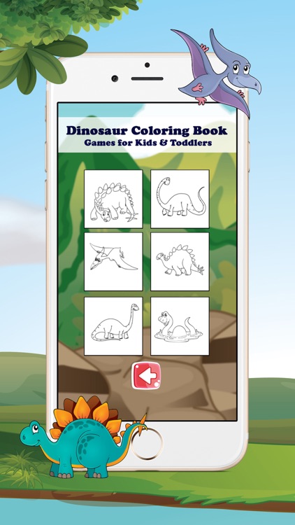 Dinosaur Coloring Book - Coloring Games for Kids &