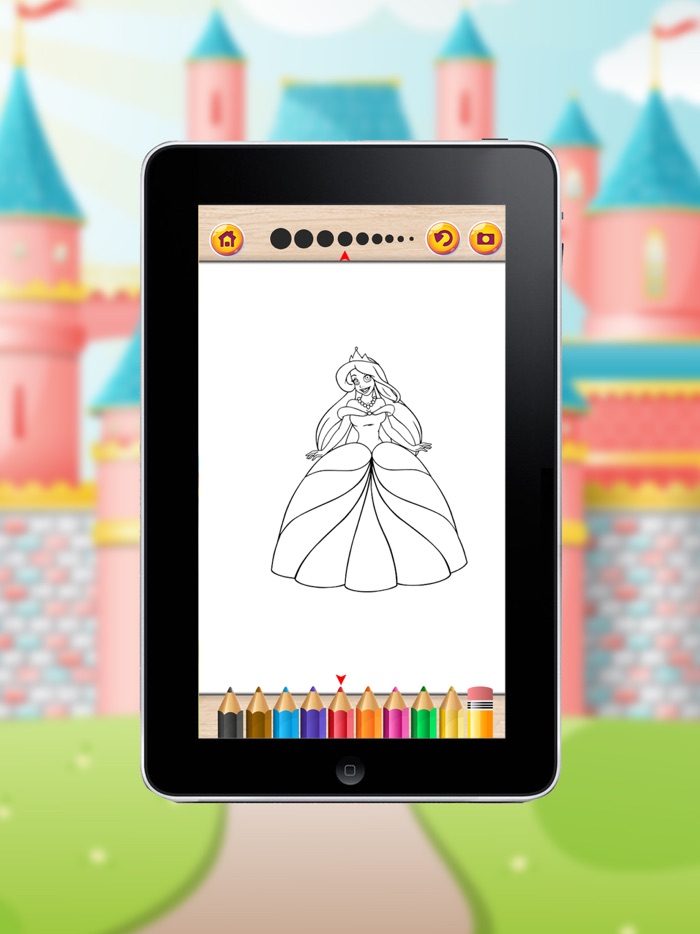 Little Princess Coloring Book