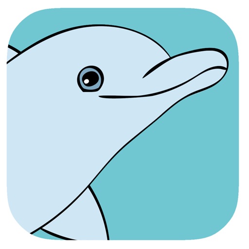 Coloring Book Games Page Big Dolphins Edition iOS App