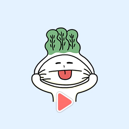 Radish's Life - Animated Gif Stickers