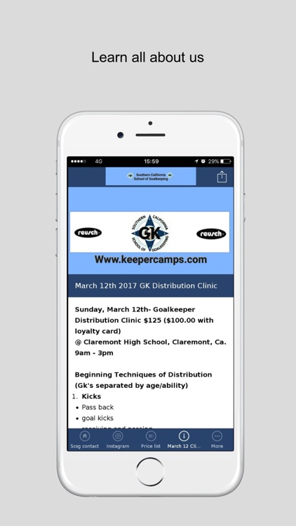 SCSG Goalkeeper Training screenshot-4