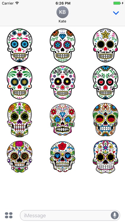 Muerto iMessage Sticker Pack