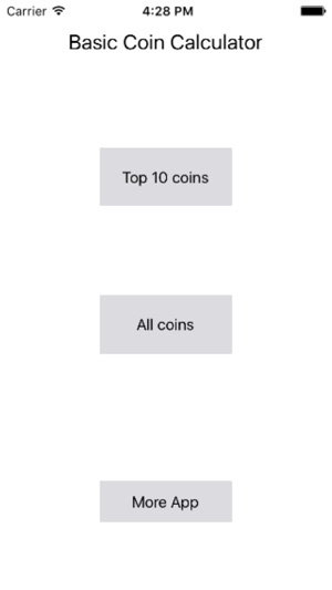 Basic Coin Calculator