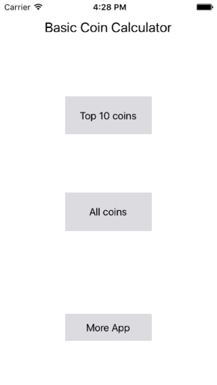 Basic Coin Calculator