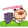 Stupid Pig & Cat Animated Stickers