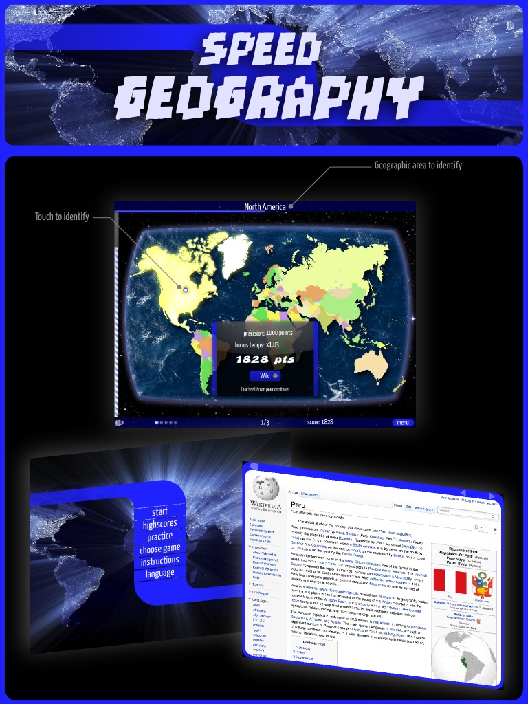 Speed Geography Lite screenshot 2