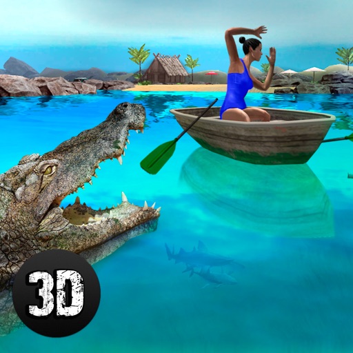 Wild Crocodile Attack Simulator 3D Full Icon