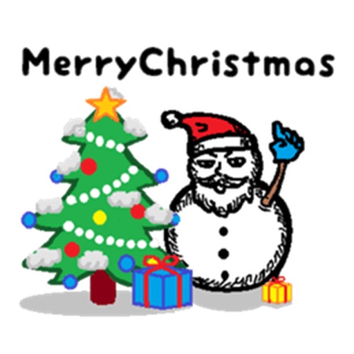 Funny Snowman Stickers Pack icon