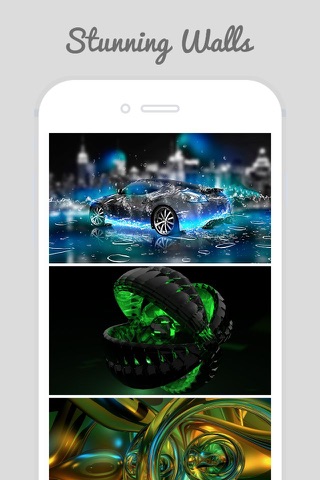 3D Wallz - Collection Of Abstract 3D Wallpapers screenshot 2