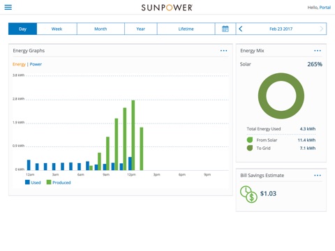 SunPower Customer Portal screenshot 3